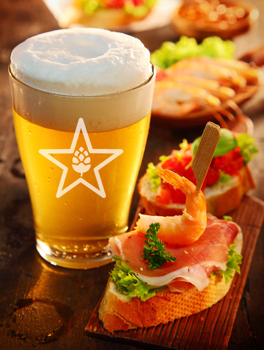 Harmonização de cerveja artesanal e a boa relação do Lúpulo e Gordura.