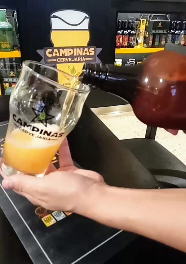 Pet de Cerveja Artesanal na Tap Shop da Cervejaria Campinas