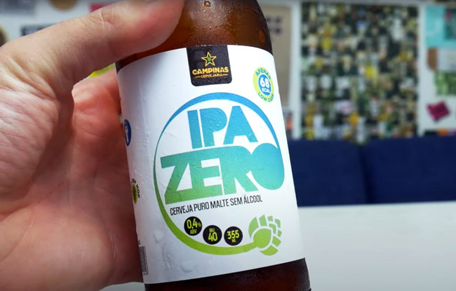 A cerveja sem álcool que mais tomo atualmente