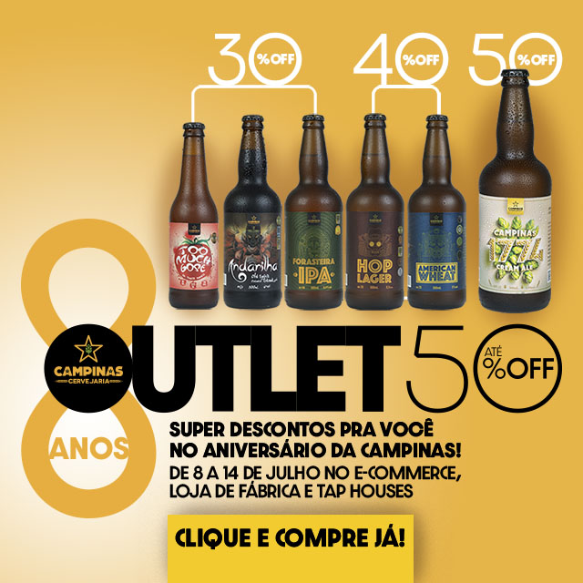 Promoção OUTLET de Aniversário!